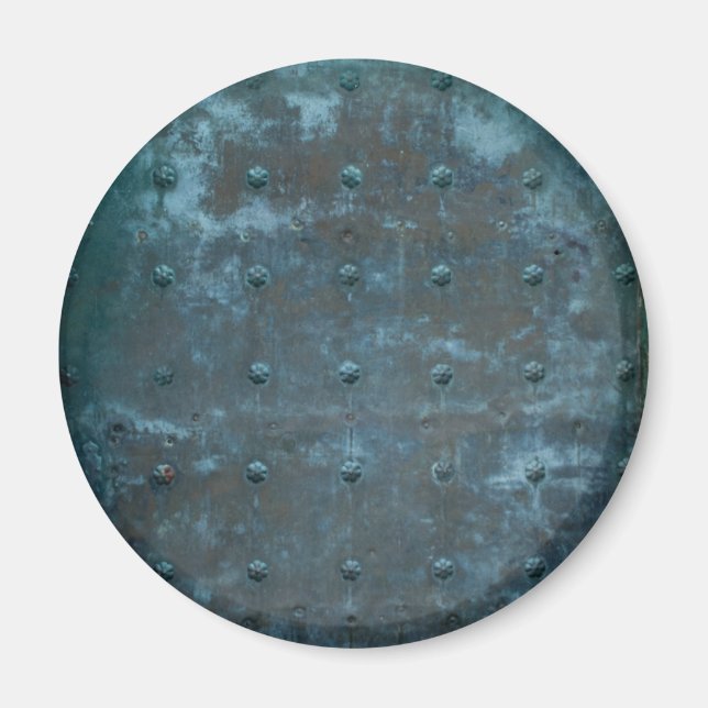 Imã Porta Metálica Enchida de Cobre Espanhola (Frente)