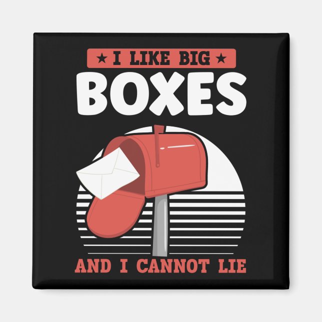 Imã Portadora de Correio Funny Mailman (Frente)