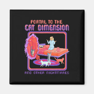 Imã Portal Para A Dimensão Cat Engraçado Gatinho