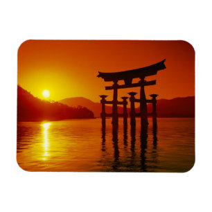 Ímã Portão O-Torii, santuário Itsukushima, Miyajima,
