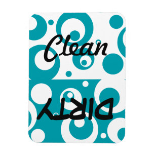 Ímã Portas de bolhas Círculos de máquina de lavar louç