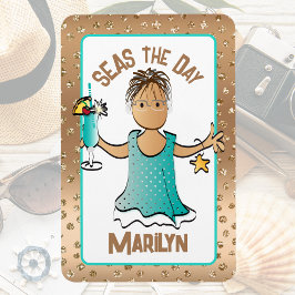 Ímã Portas Engraçadas de Navios de Cruzeiro no Dia das