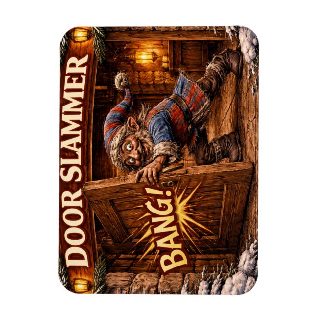 Ímã Porteiro Islandês Yule Lad  (Vertical)