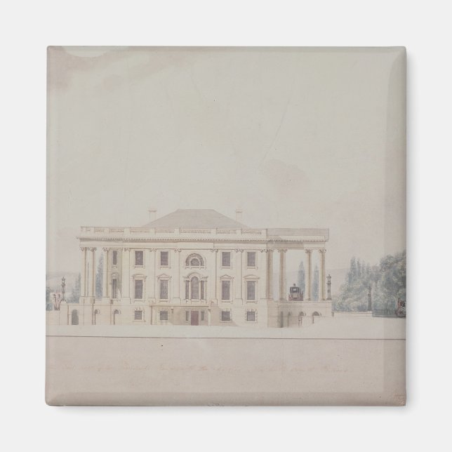 Imã Portico Sul da Casa do Presidente, 1807 (Frente)