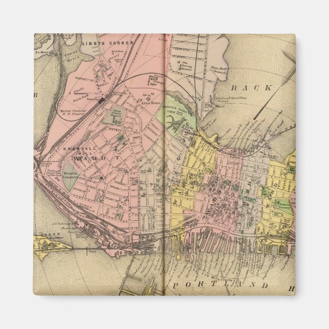 Imã Portland e vizinhança, (Frente)