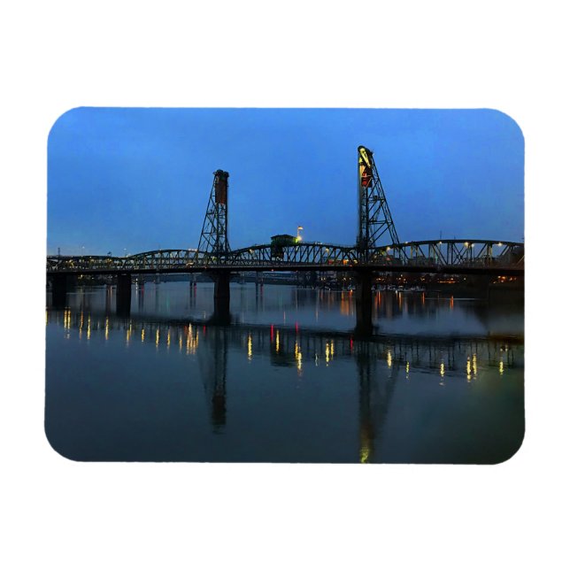 Ímã Portland Hawthorne Bridge #2 Magnet (Horizontal)