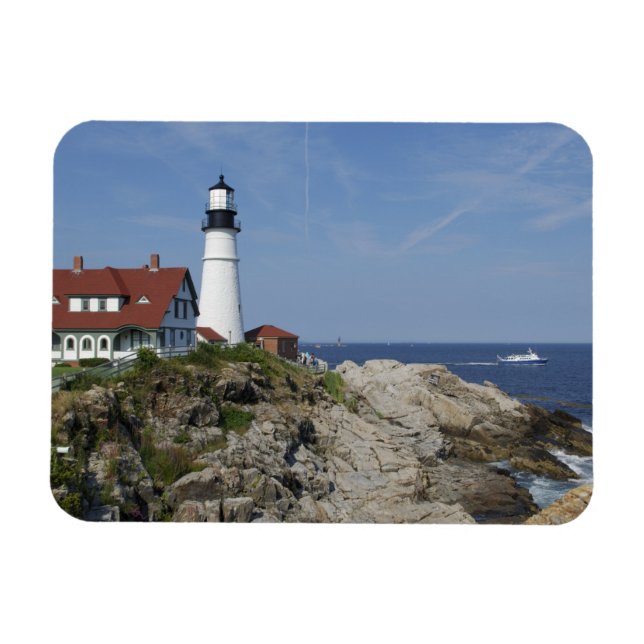 Ímã Portland Head Light, Cabo Elizabeth, Maine, (Horizontal)
