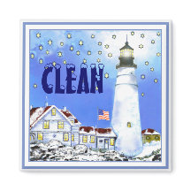 Portland Head Light Dishwasher Magnet CLEAN #1