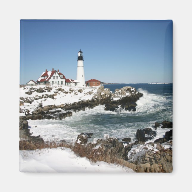 Imã Portland Head Light Winter (Frente)