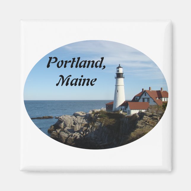 Imã Portland Head Lighthouse Maine (Frente)