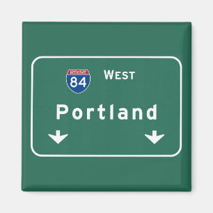 Imã Portland Oregon ou autoestrada da estrada