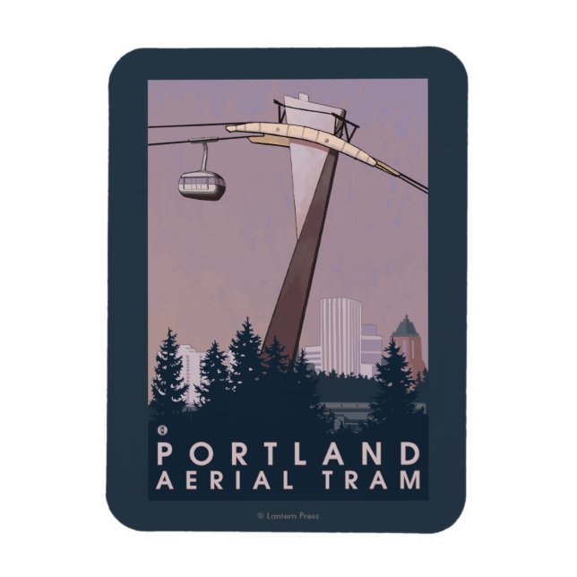 Ímã Portland, OregonAerial Tram Scene (Vertical)