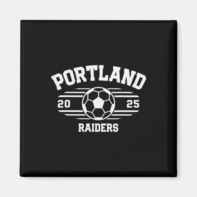 Imã Portland Raiders Futebol Byll 2025  (Frente)