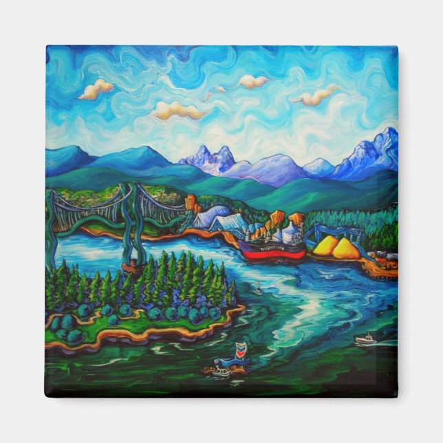 Imã Porto de carvão (Frente)