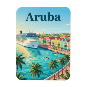 Ímã Porto de Cruzeiro de Aruba, Oranjestad Aruba