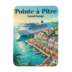 Ímã Porto de Cruzeiros de Pointe-à-Pitre Guadalupe