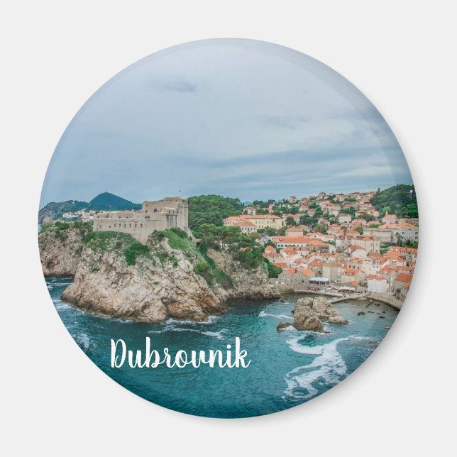 Imã Porto de Dubrovnik e centro urbano (Frente)