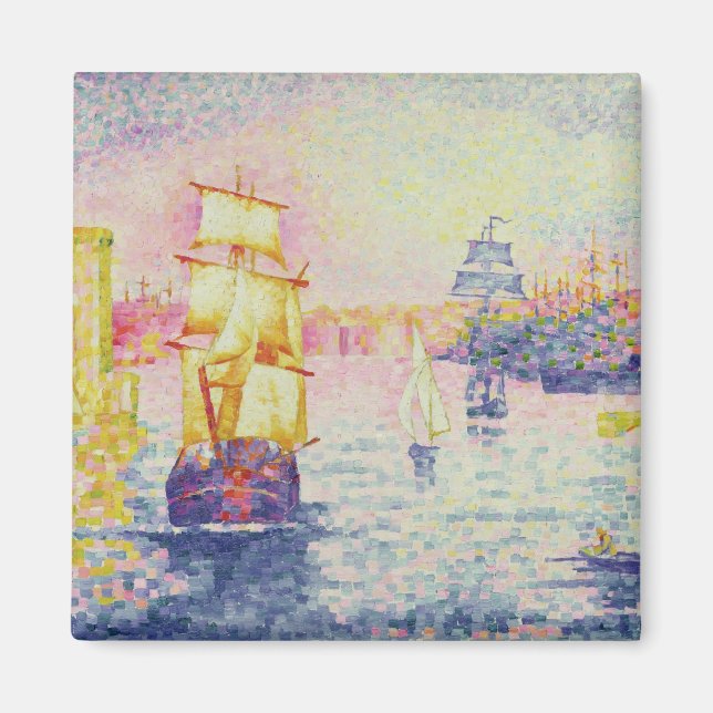 Imã Porto de Marselha, c.1909 (óleo na canvas) (Frente)