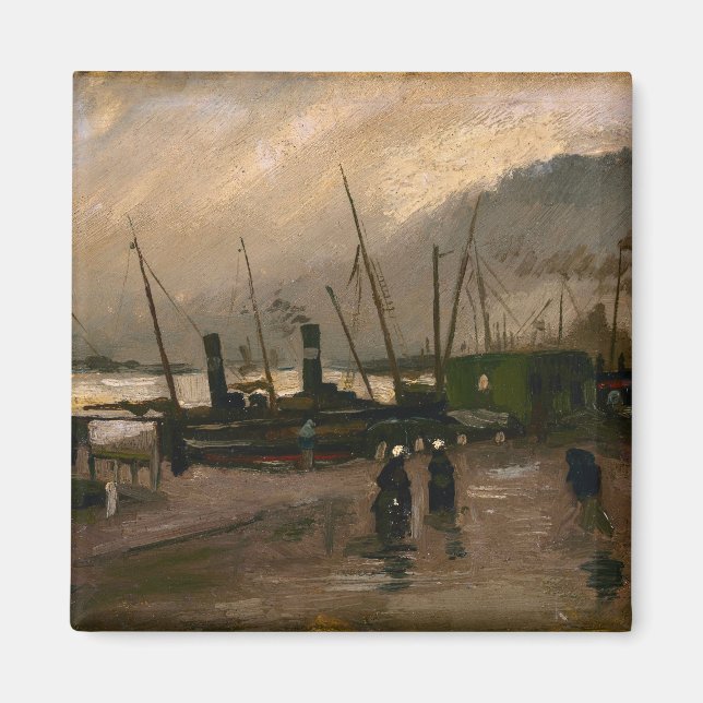 Imã Porto de Pescadores de Amsterdã Tempestade de Vinc (Frente)