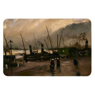 Ímã Porto de Pescadores de Amsterdã Tempestade de Vinc
