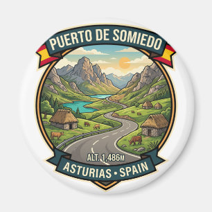Imã Porto de Somiedo Estrada Picos de Europa