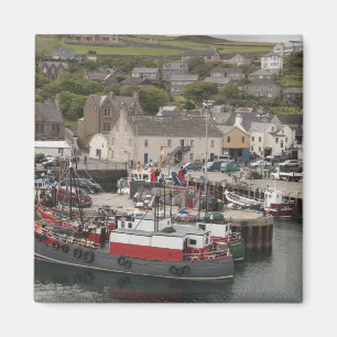 Imã porto de Stromness na costa do Atlântico Norte