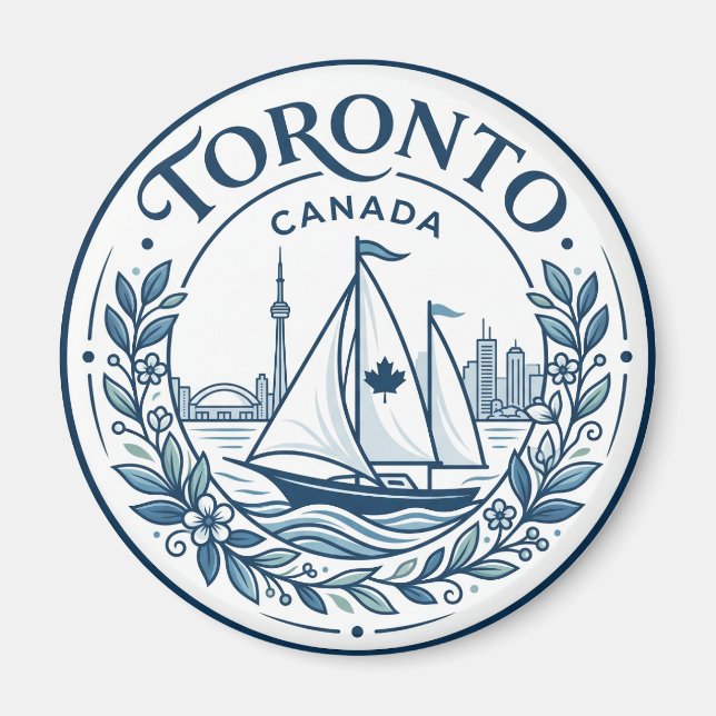 Imã Porto de Toronto Canadá (Frente)