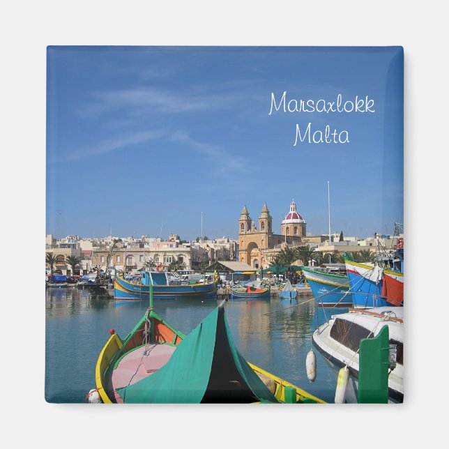 Imã Porto em Marsaxlokk (Frente)