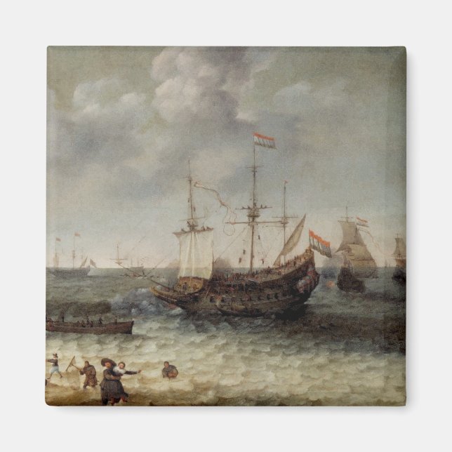 Imã Porto holandês perto da cidade de Brill na Holanda (Frente)