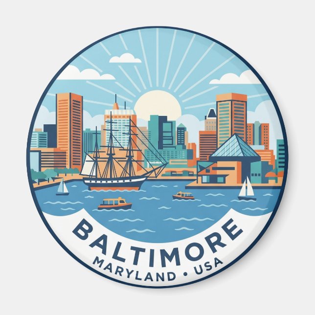 Imã Porto Interno, Baltimore EUA (Frente)