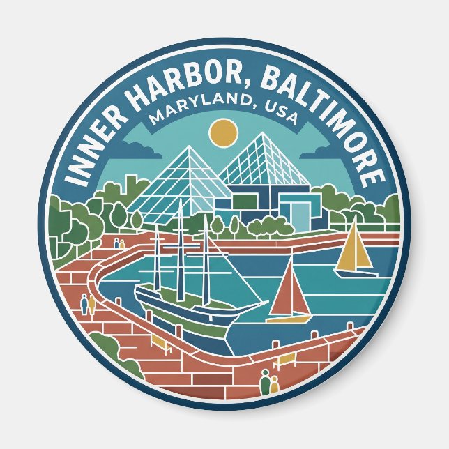 Imã Porto Interno, Baltimore EUA (Frente)