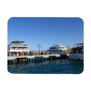 Ímã Porto marítimo na cidade de Sharm El Sheikh