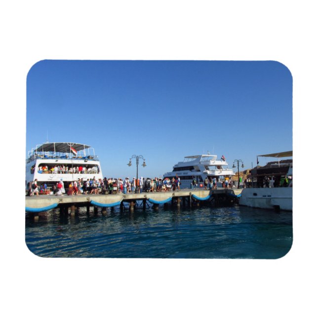 Ímã Porto marítimo na cidade de Sharm El Sheikh (Horizontal)