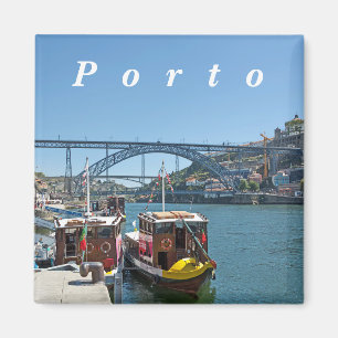 Imã Porto. Ponte Douro Rio e Dom Luis I.