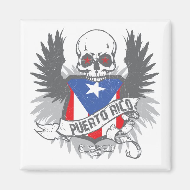 Imã Porto Rico Star Magnet (Frente)