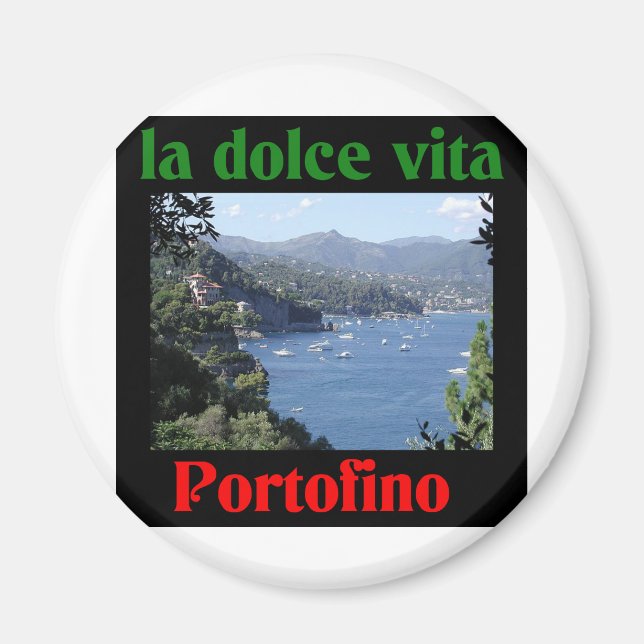 Imã Portofino Itália (Frente)