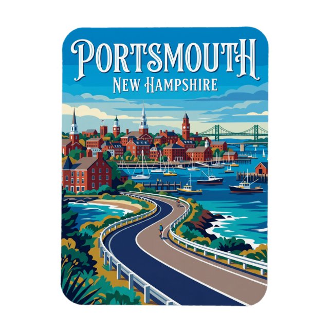 Ímã Portsmouth EUA (Vertical)