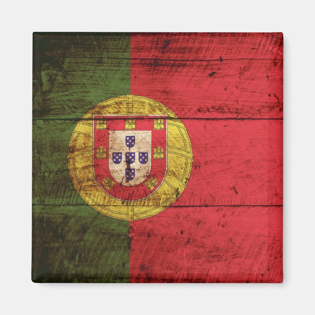 Imã Portugal Bandeira do Velho Grão de Madeira (Frente)