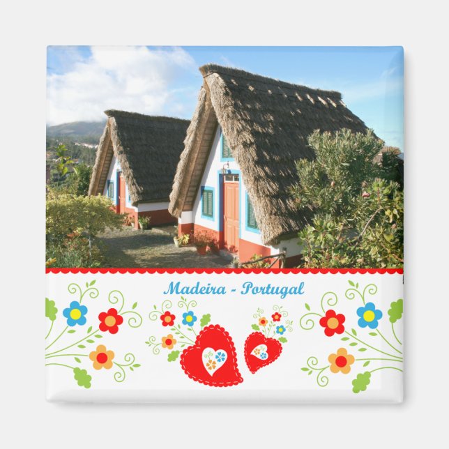 Imã Portugal em fotos - Região típica da Madeira (Frente)