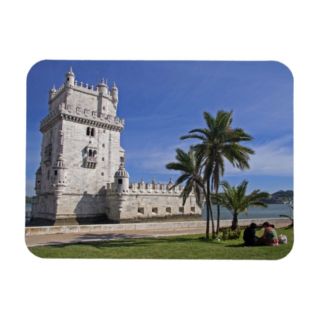 Ímã Portugal, Lisboa. Torre Belem, um Mundo da UNESCO  (Horizontal)
