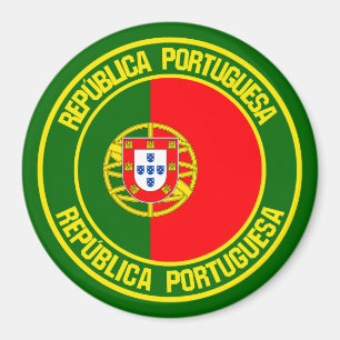 Imã Portugal Round Emblem