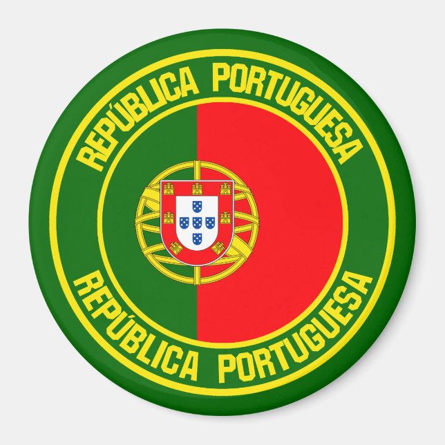 Imã Portugal Round Emblem (Frente)