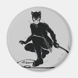 Imã Pose de Pincel da Mulher-Gato