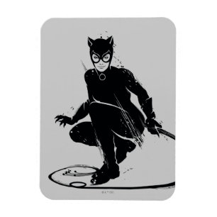 Ímã Pose de Pincel da Mulher-Gato