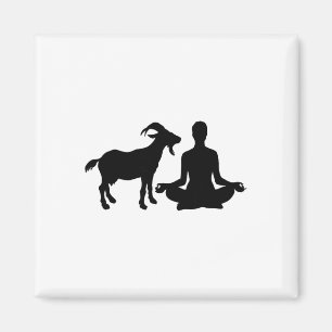 Imã Pose de Yoga Lótus Cabra Yoga 