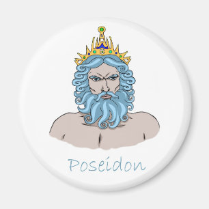 Imã Poseidon - Deus grego do ímã do mar