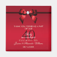 Posh Gem Arco & Ribbon 40º Aniversário de Casament