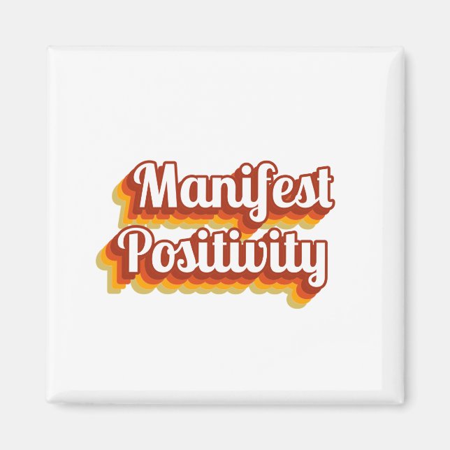 Imã Positividade do Manifesto (Frente)