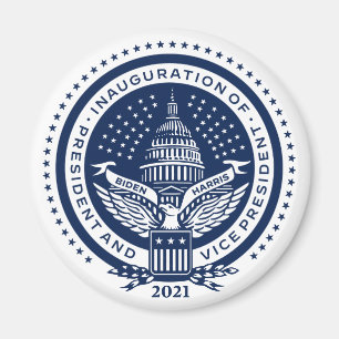 Imã posse do logotipo inaugural do presidente Biden Ha
