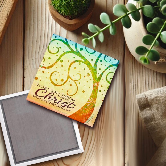 Imã Posso Fazer Tudo Através Da Inspirividade Do Crist (Criador carregado)